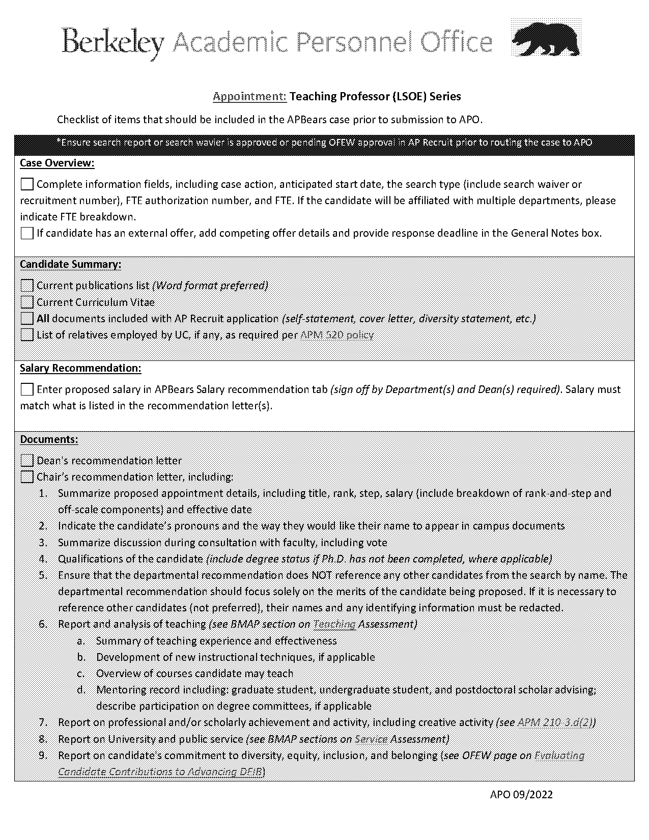 application letter for teaching appointment