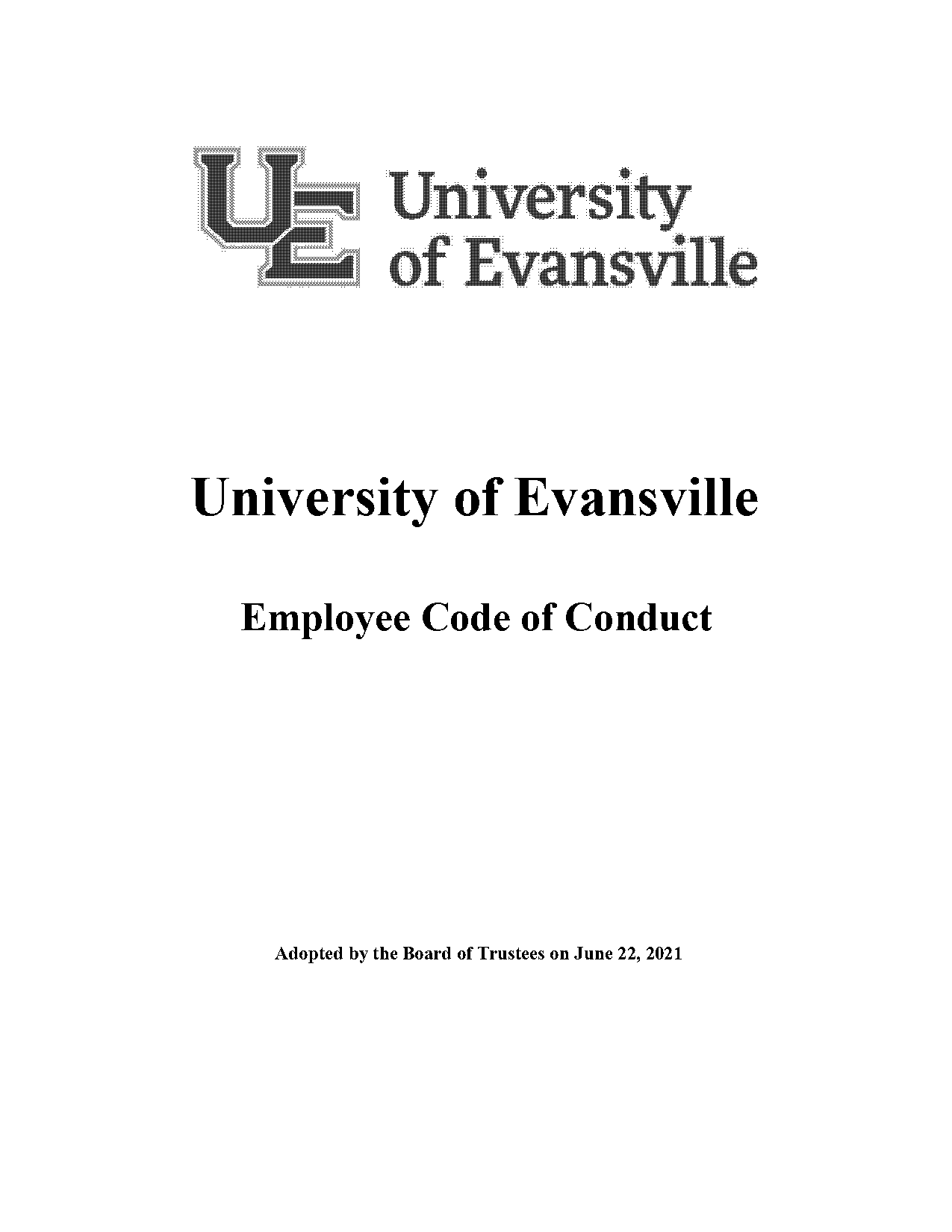 university of evansville ix policy